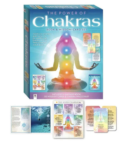 Power Of Chakras: Wisdom Cards & Book Set