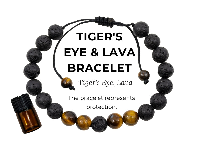 Tigers Eye Lava Bracelet