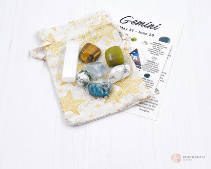 Gemini Crystal Kit | Gemini Crystal Gift Set | Gemini Zodiac Crystal Set | Gemini | Crystals for Gemini | Gemini Gifts