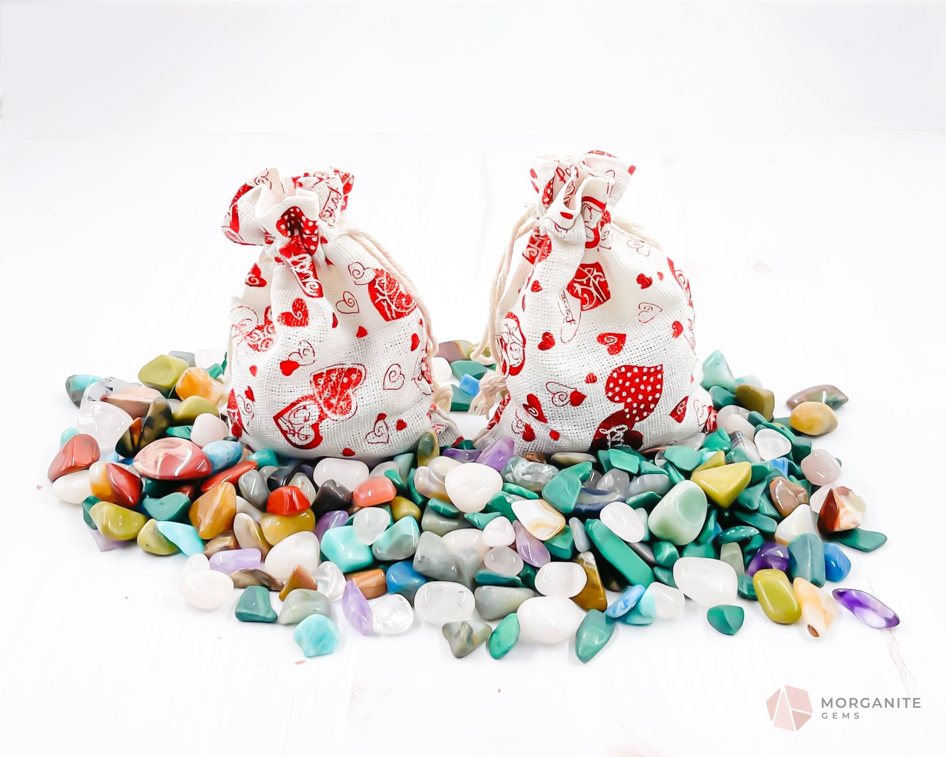Valentines Mystery Crystal Bag | Valentines Mixed Tumbled Crystal Bag | Large Mixed Tumbled Crystals | Valentines Crystals