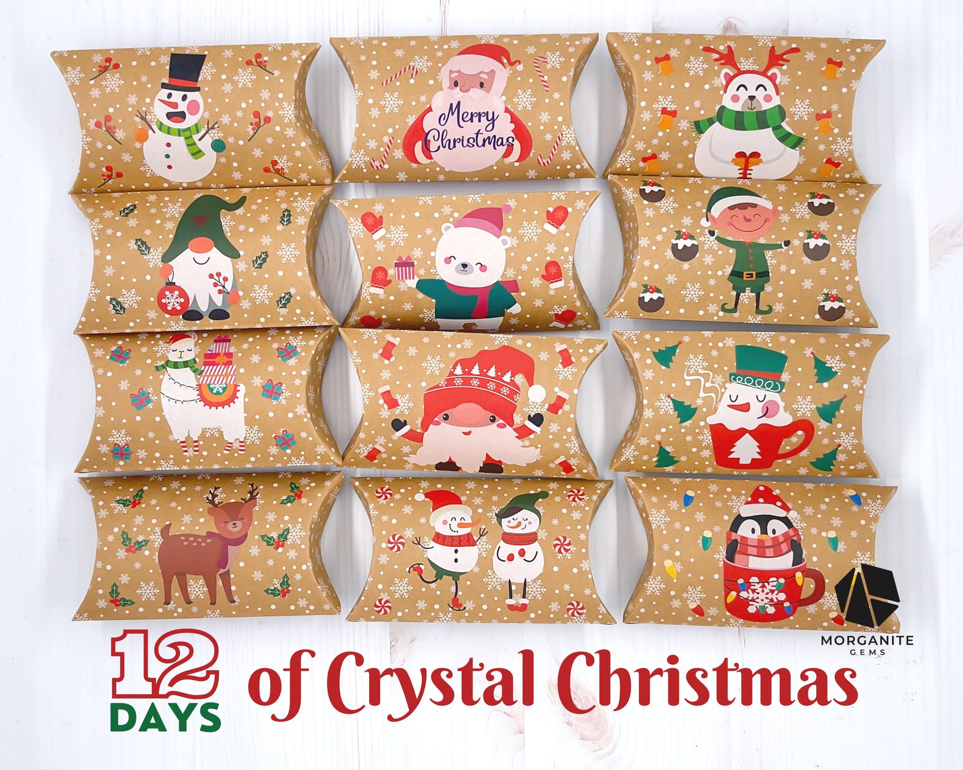 12 Days of Christmas Crystals Gifts