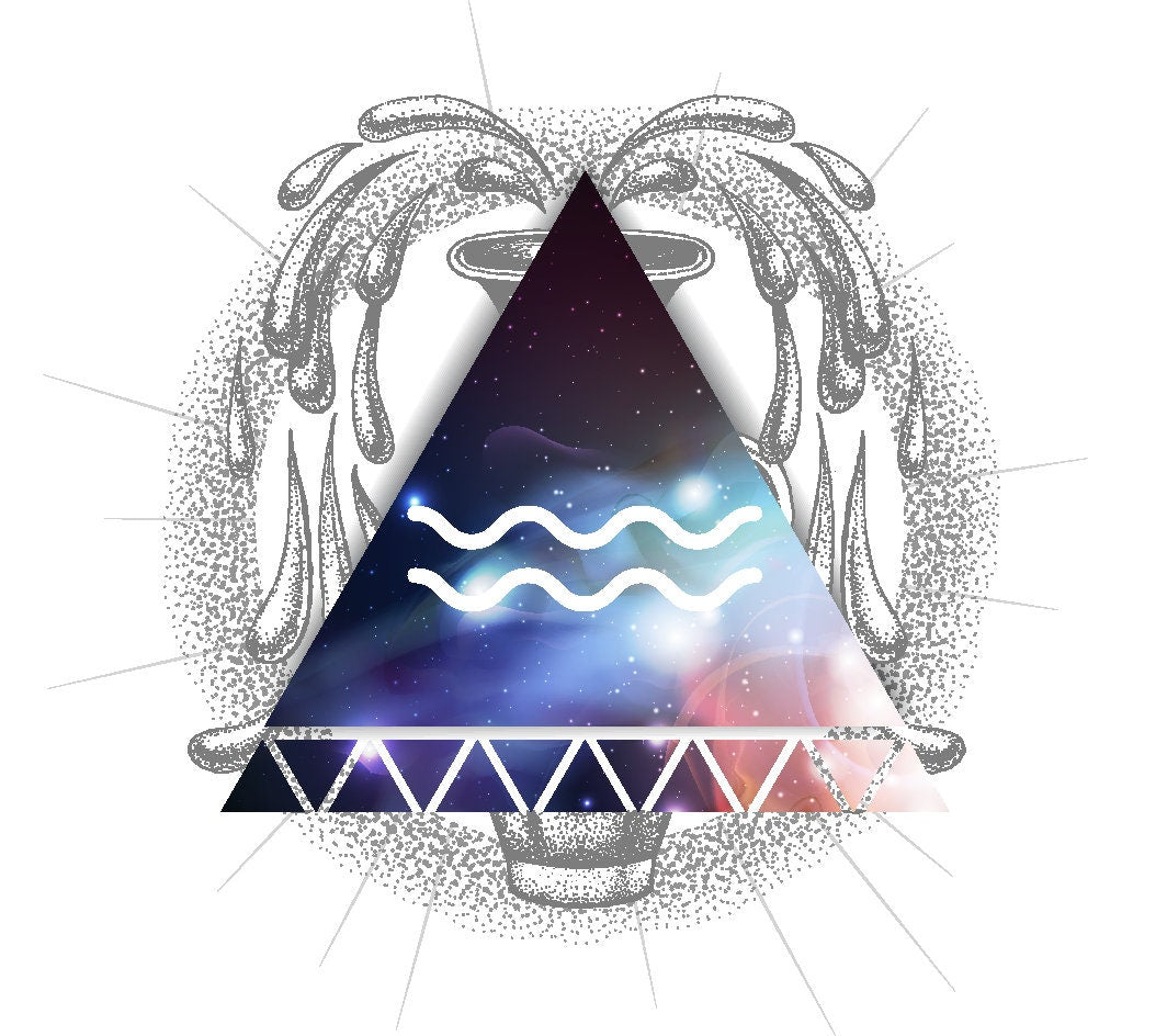 Aquarius Crystal Set, Crystal Gift Set, Zodiac Crystal Gift Set, Crystals for Aquarius, Aquarius Gifts