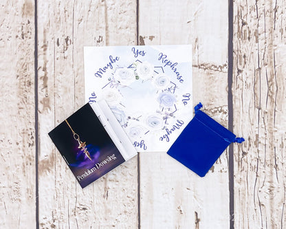Blue Flower Pendulum Gift Set