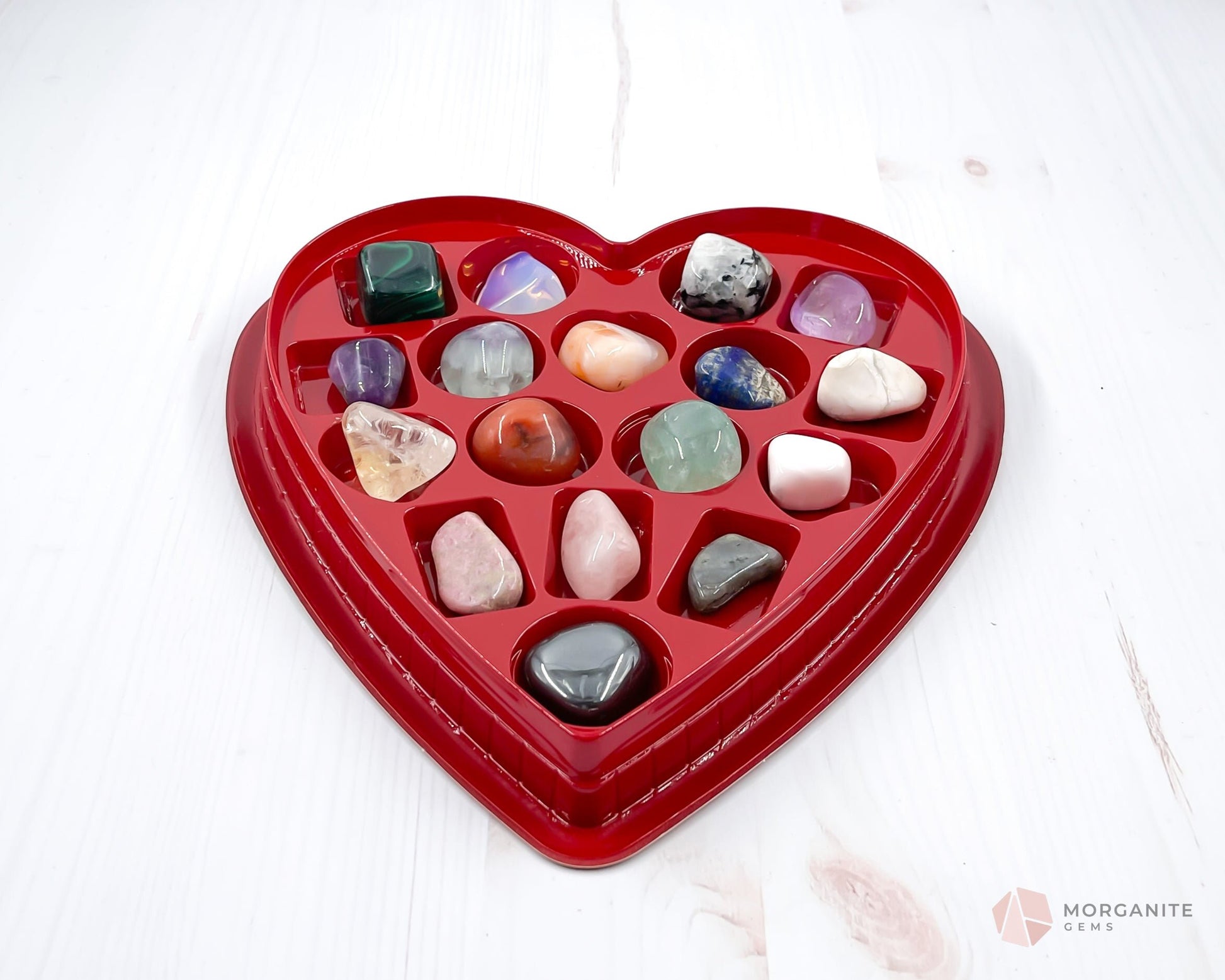 Valentines Day Crystal Mystery Box | Valentines Day Heart Shaped Crystal Box | Crystals for Love | Valentines Day Gift | Mixed Crystals